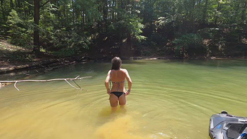 Out on the lake!