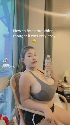 big tits busty cleavage clip
