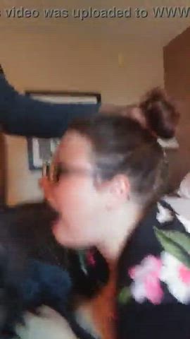 deepthroat interracial sucking clip