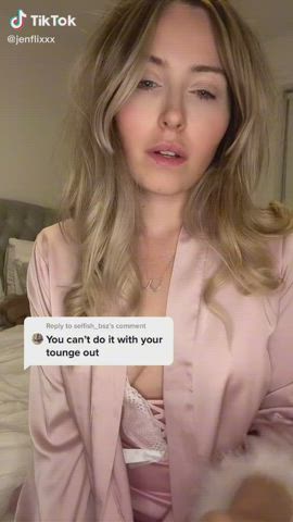 Eye Contact Handjob TikTok Tongue Fetish clip