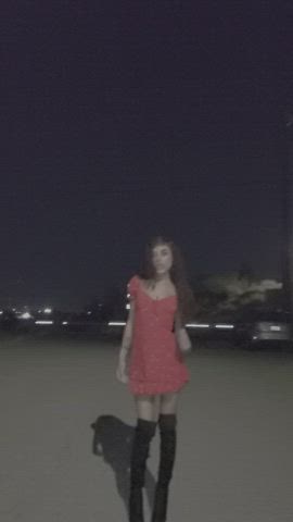 booty dress naked nightclub outdoor public strip striptease teen clip