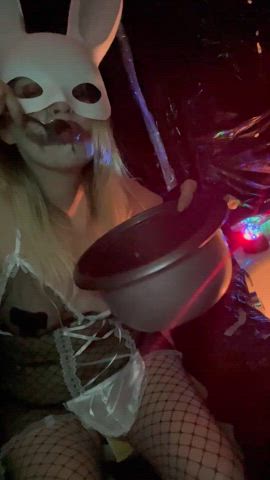 cosplay fabuloushorror food fetish halloween kinkytrashariella milf onlyfans pantyhose