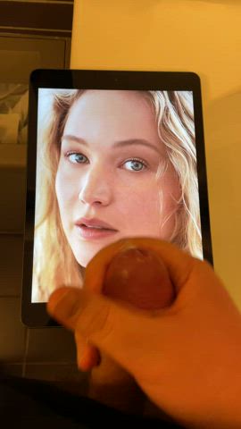 celebrity cum cumshot jennifer lawrence tribute clip