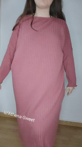 lingerie pink thick curvy on-off clip