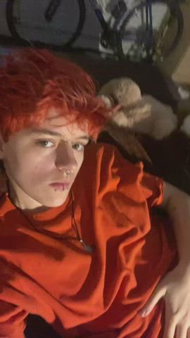 creampie eating ftm pierced clip