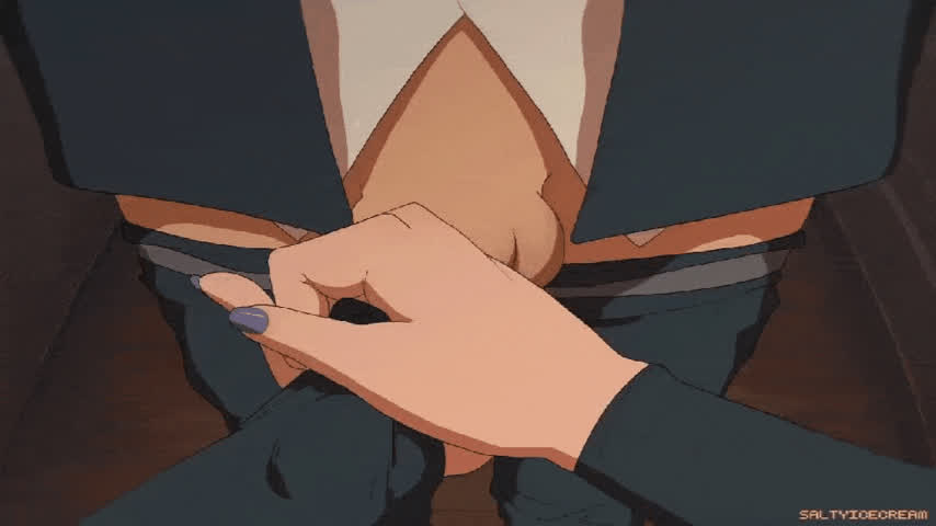 HANDJOB WITH BALL GROPING!! (SaltyIceCream)