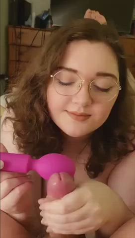 Cum Handjob Vibrator clip