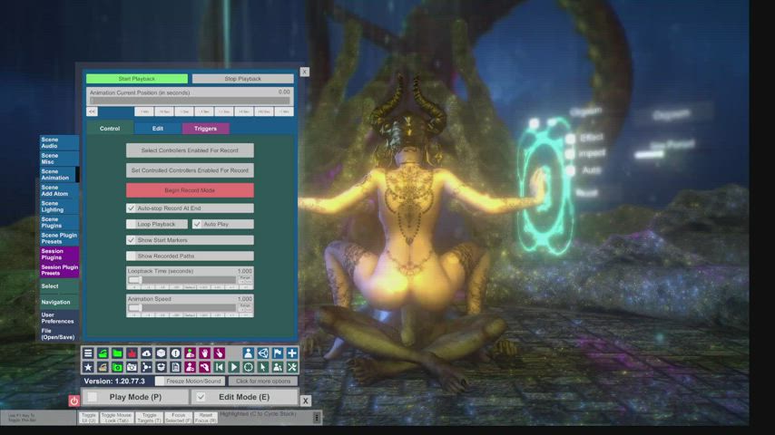 3D Chair Sex Female clip