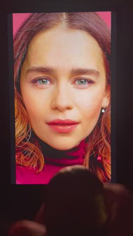 celebrity cum cum in mouth emilia clarke tribute clip