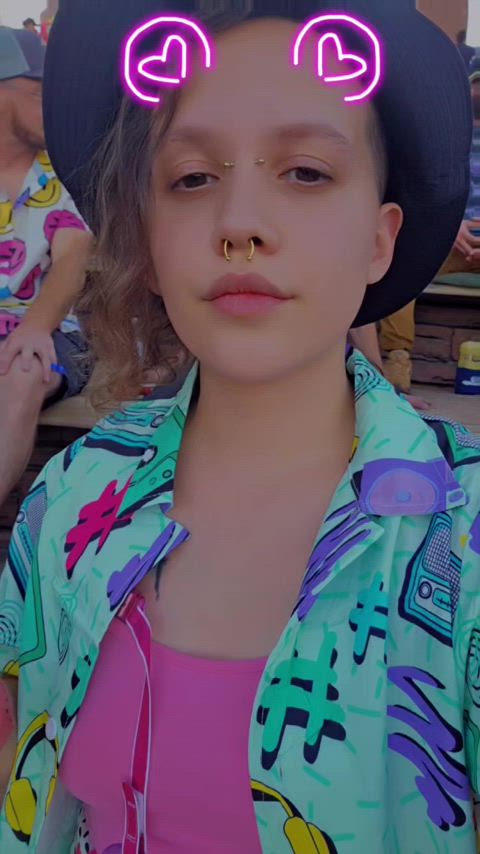 OOTD for the last rave I went to! 🍼