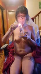 Nude Smoking Tattoo clip