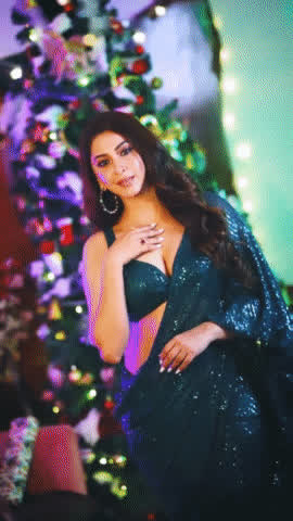 boobs christmas cleavage hotwife indian nsfw saree seduction sex clip