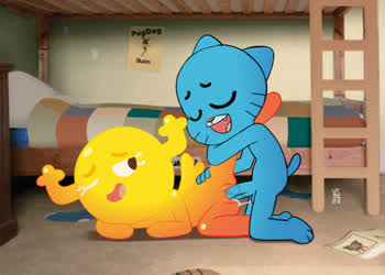 Blue Cartoon Floor Sex clip