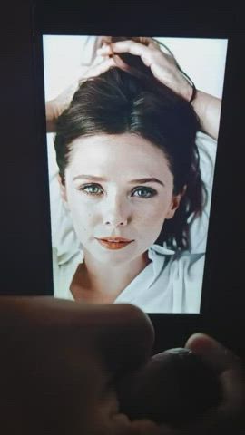Elizabeth Olsen cum tribute 💦