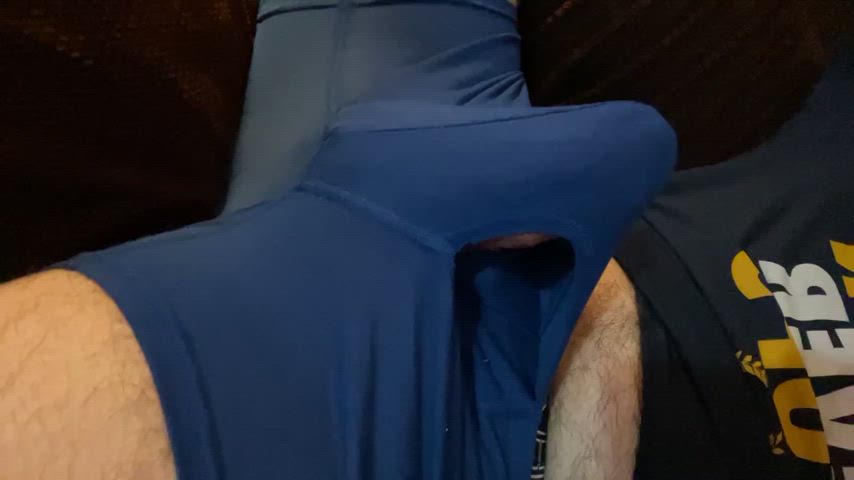 big dick underwear flexing clip