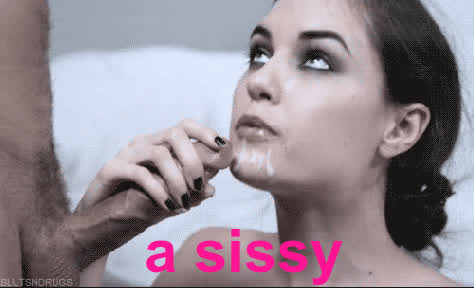 caption cum cum in mouth cute eye contact pornstar sasha grey swallowing teen clip