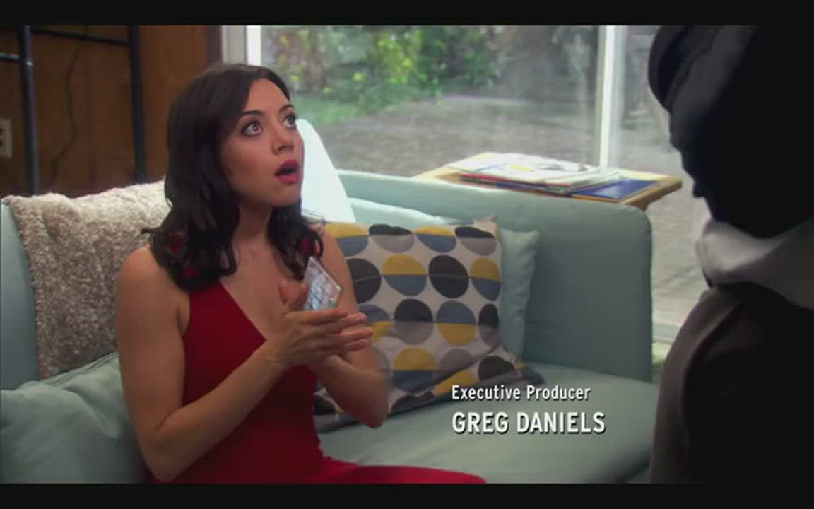 Aubrey Plaza Celebrity Cute clip