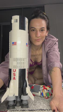 lingerie nerd purple bitch clip