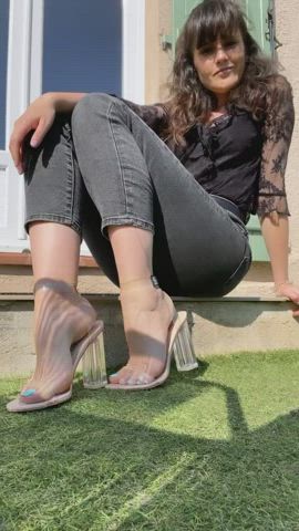 foot fetish high heels soles clip
