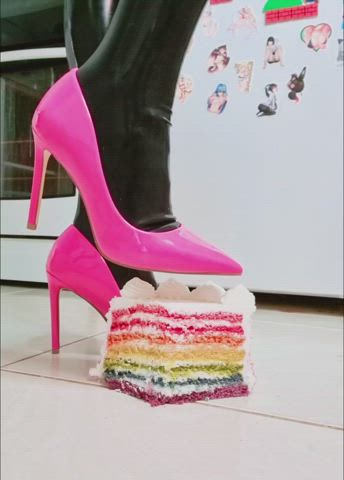 food fetish high heels latex clip