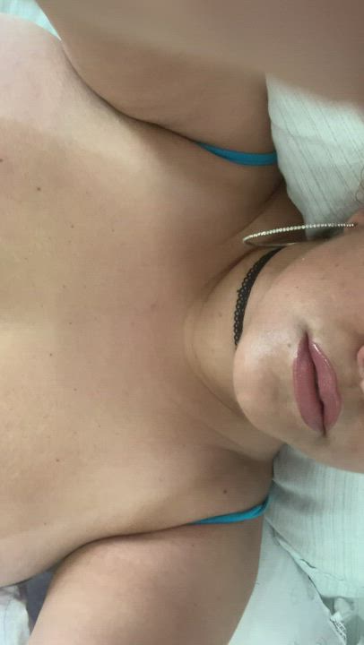Big Tits Dildo Latina Lipstick clip