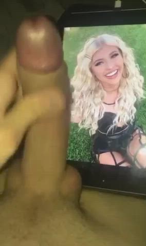 blonde blue eyes cum cumshot teen tiktok clip