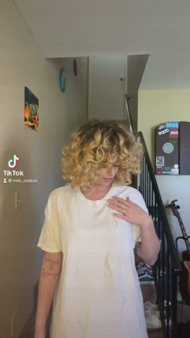 big tits lingerie tiktok clip