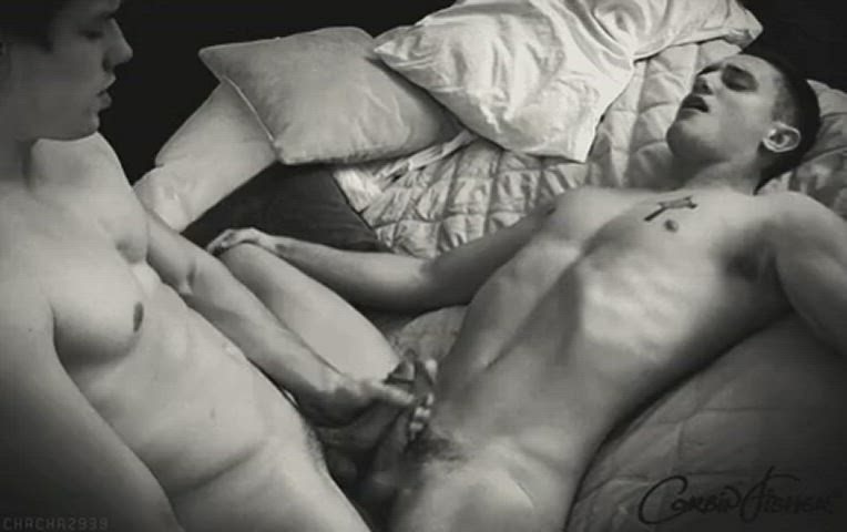 gay handjob jerk off mutual masturbation clip