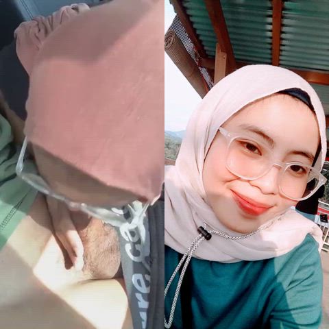 blowjob cock hijab muslim clip