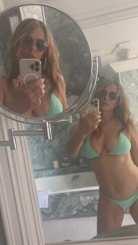 bikini cleavage elizabeth hurley clip