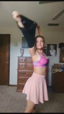 blonde solo strip teen clip