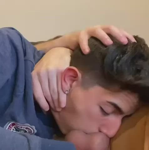 big dick blowjob cock deepthroat gagging gay clip