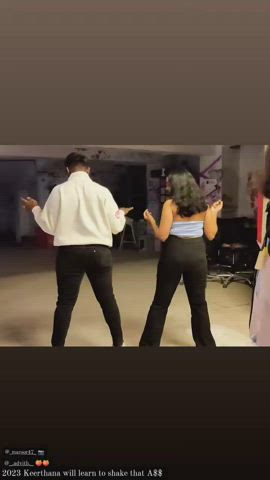 dancing desi indian teen twerking clip