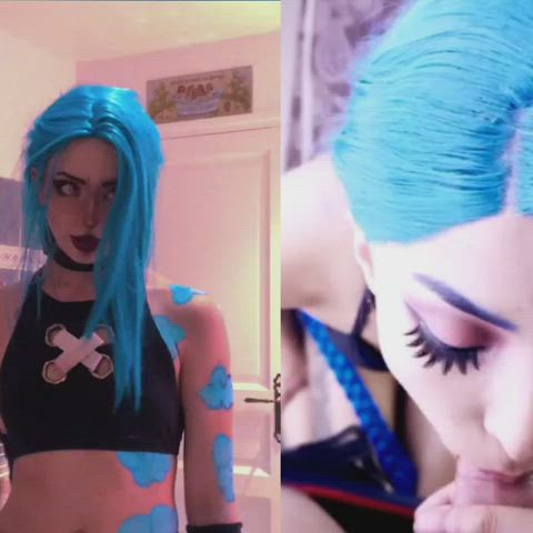 babecock blowjob cosplay cum cum in mouth cumshot facial tiktok clip
