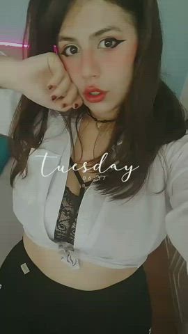 Ahegao Cute Schoolgirl clip