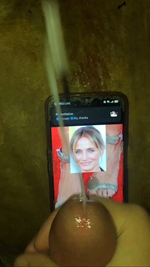 cameron diaz cum on feet cumshot feet fetish clip