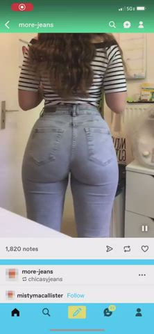 Brunette bounces