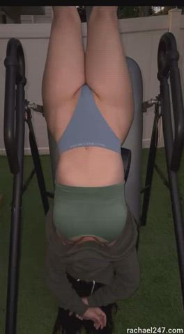 big tits natural tits pussy workout clip