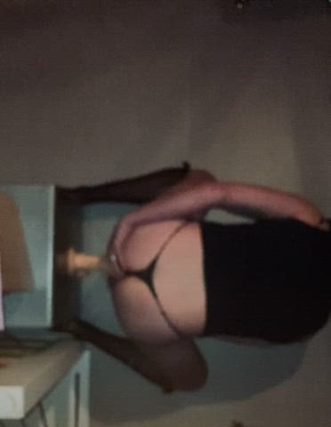 ass huge dildo sissy clip