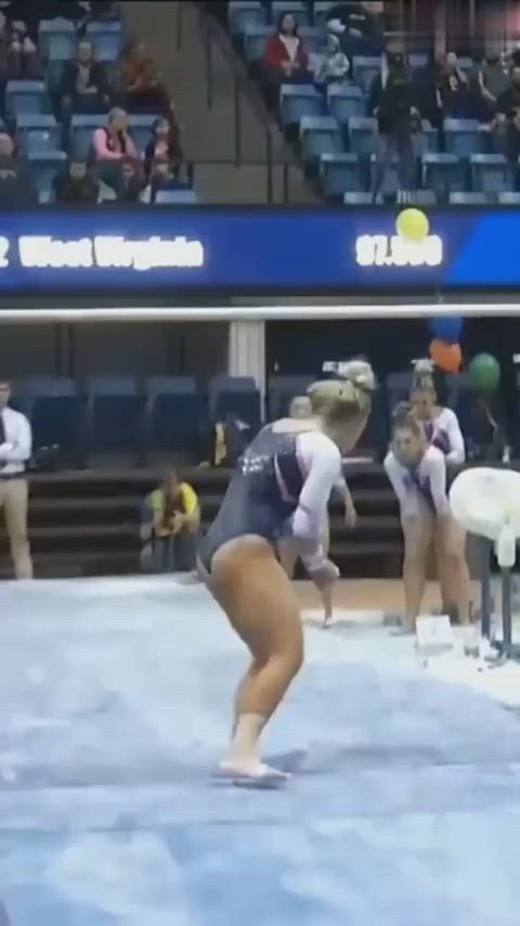 athlete athletic big ass curvy fit fit chicks fitness gymnast sport workout clip