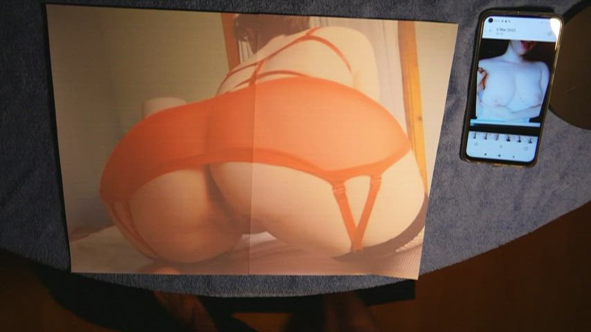 Big Ass Blonde Cumshot Lingerie Tribute clip