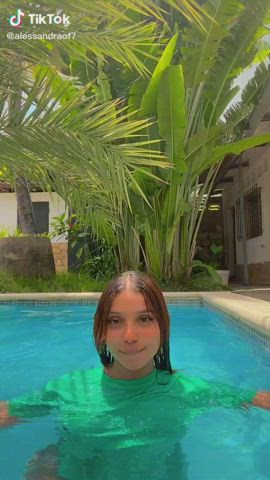 Flashing Pokies Pool TikTok clip