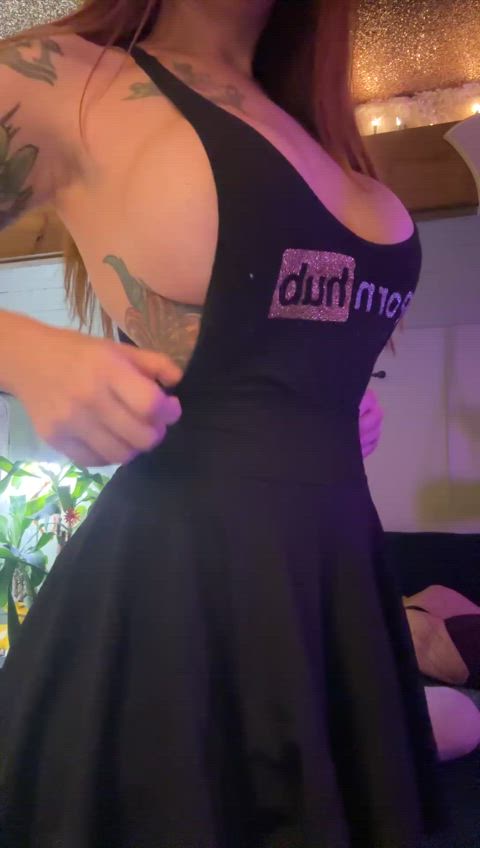 This outfit would look better with your dick in between my tits.