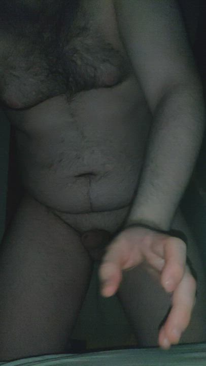 Chubby guy being a chubby dude