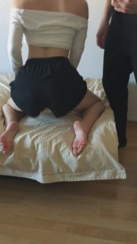 brother dancing family tiktok twerking clip