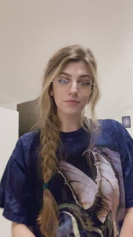 Alt Blonde Glasses Tattoo clip