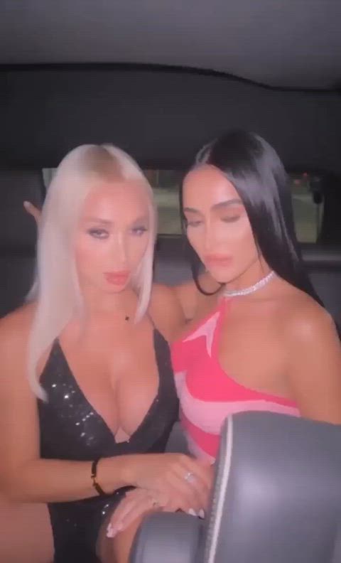 french kissing latina lesbian clip