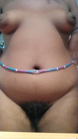ebony hairy pussy tits clip