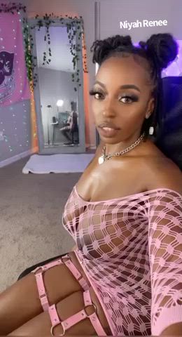 big tits ebony hotwife petite pretty teasing clip