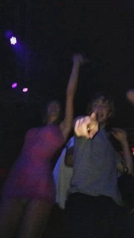 grinding nightclub pawg pink teen upskirt clip
